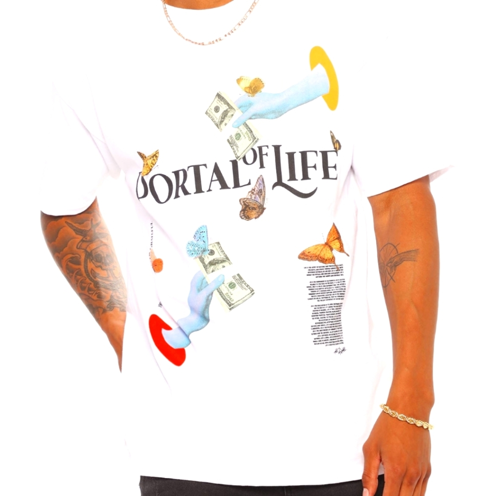 Men's portal of life short sleeve tee.
